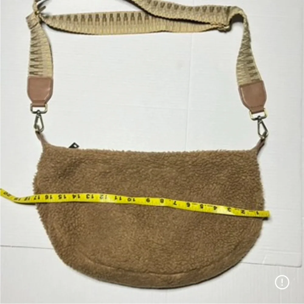 Anthropologie Sherpa Crossbody Bag